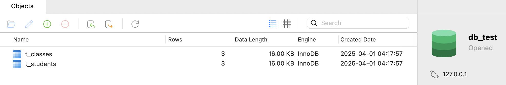 mysql-test-db